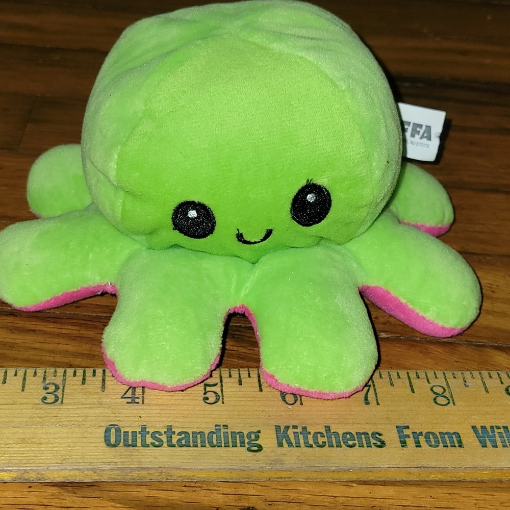 Goffa Green and Pink Octopus Plush‎ 12"